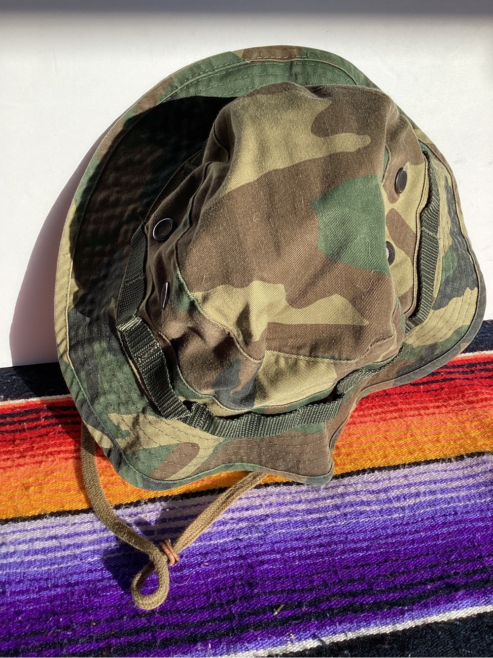 U.S. army Camo hot weather camo bucket hat type 2 size 8 - Picture 8 of 9